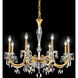 Signature San Marco 8 Light 32.3 inch Heirloom Gold Chandelier Ceiling Light, Schonbek Signature
