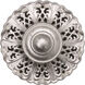 Milano 7 Light 27 inch Antique Silver Chandelier Ceiling Light in Swarovski, Antique Silver Cast