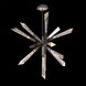Beyond Solitude LED 48 inch Antique Nickel Chandelier Ceiling Light