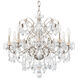 Century 9 Light 26 inch Antique Silver Chandelier Ceiling Light
