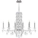 Siena 10 Light 40.5 inch Polished Stainless Steel Chandelier Ceiling Light in Heritage, No Spikes