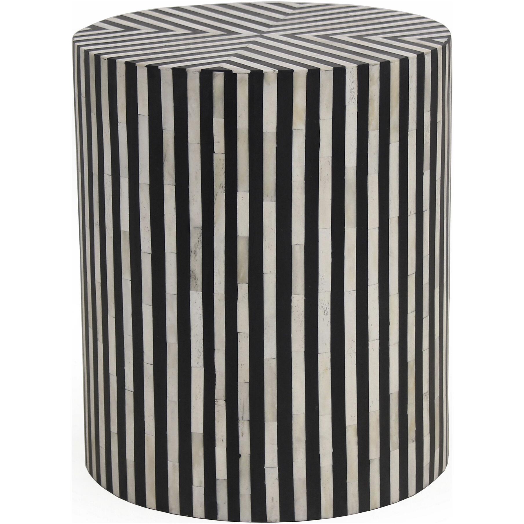 Chameau 18 X 15 inch Black Side Table