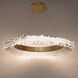 Benediction LED 37 inch Aged Brass Pendant Ceiling Light, Beyond