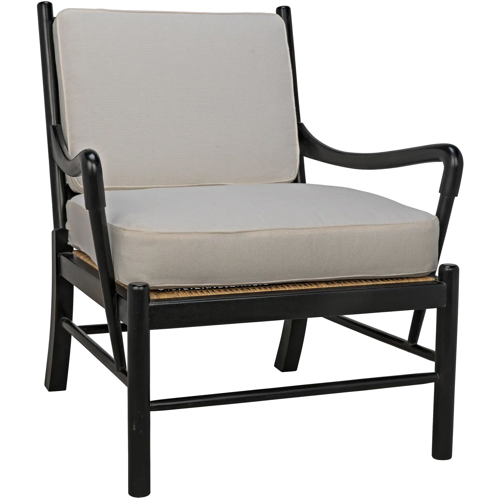 Kevin Hand Rubbed Black Occasional Chair