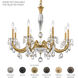 San Marco 8 Light 32.3 inch Black Chandelier Ceiling Light, Schonbek Signature