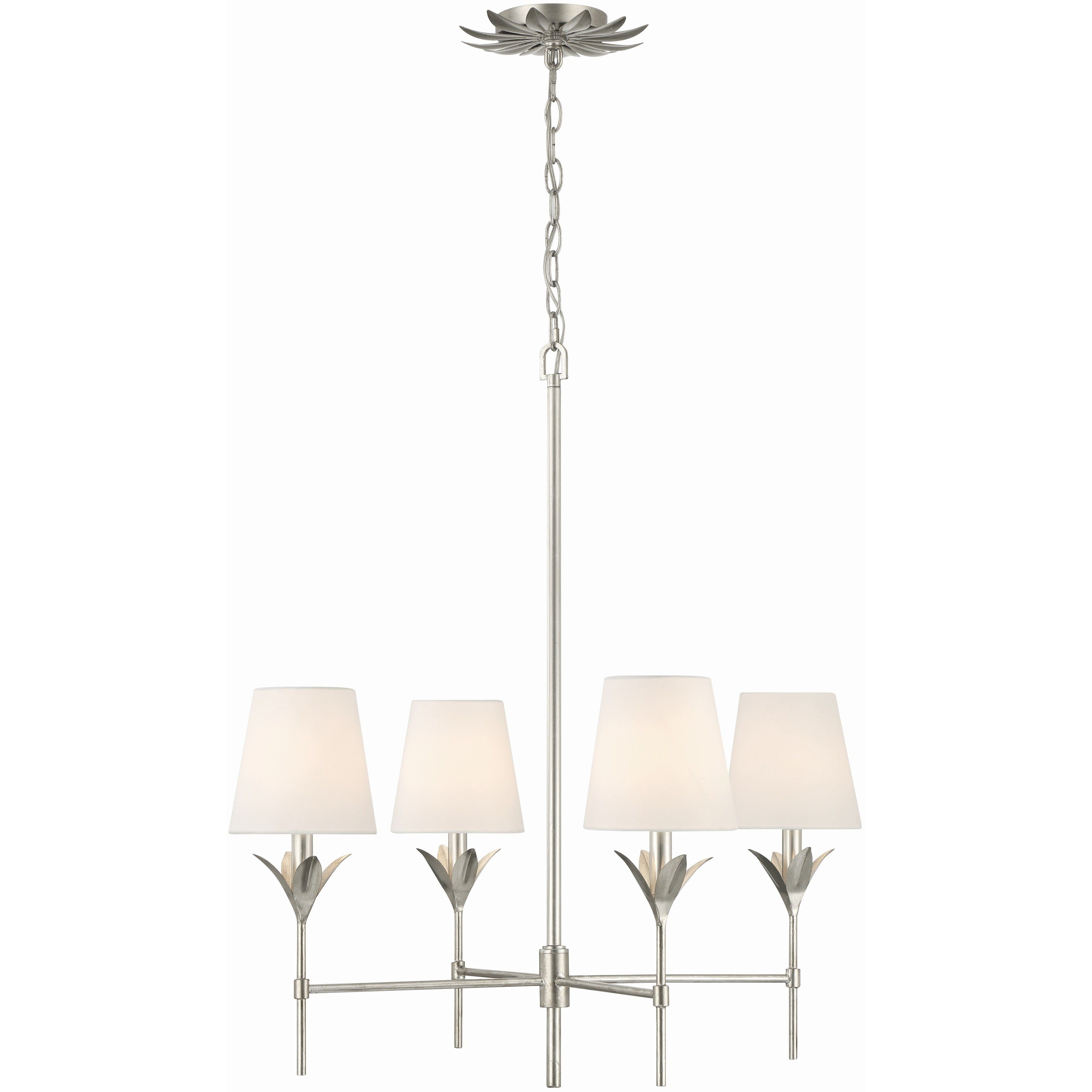 Broche 4 Light 28.00 inch Chandelier