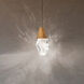 Martini LED 5.88 inch Aged Brass Mini Pendant Ceiling Light in Optic, Beyond