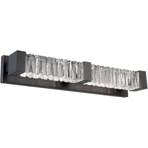 Guild LED 26 inch Black Bath Vanity & Wall Light, Beyond