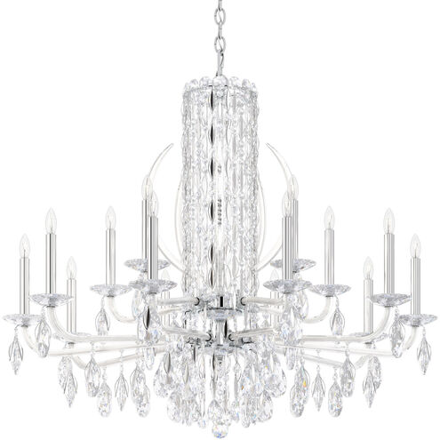 Sarella 15 Light 41 inch Stainless Steel Chandelier Ceiling Light in Spectra, Polished Stainless Steel