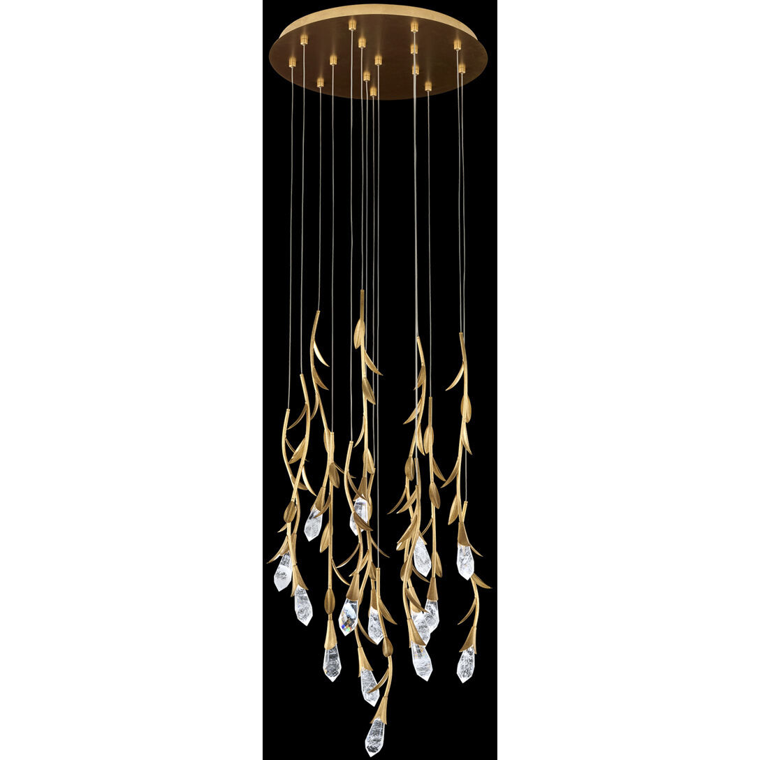 Signature Secret Garden LED French Lace Multi-Light Pendant Ceiling Light