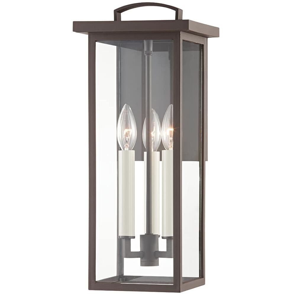 Eden 3 Light 7.50 inch Outdoor Wall Light