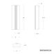 Beyond Cascade LED 18 inch Black Outdoor Wall Light, Beyond