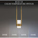 Beyond Cadenza LED 4.5 inch Aged Brass Mini Pendant Ceiling Light