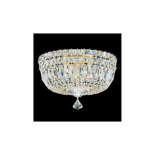 Petit Crystal Deluxe 13 Light Aurelia Flush Mount Ceiling Light in Optic