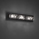 Beyond Drizzle LED 24.25 inch Black Bath Vanity & Wall Light
