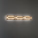 Beyond Soiree LED 27 inch Aged Brass Bath Vanity & Wall Light, Beyond