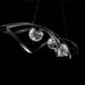Beyond Slipstream LED 56 inch Black Linear Pendant Ceiling Light
