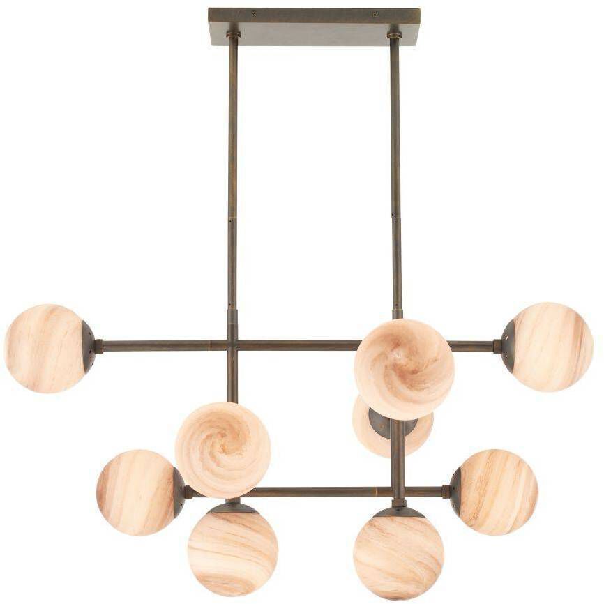 Hadden 9 Light 36 inch Bronze Chandelier Ceiling Light