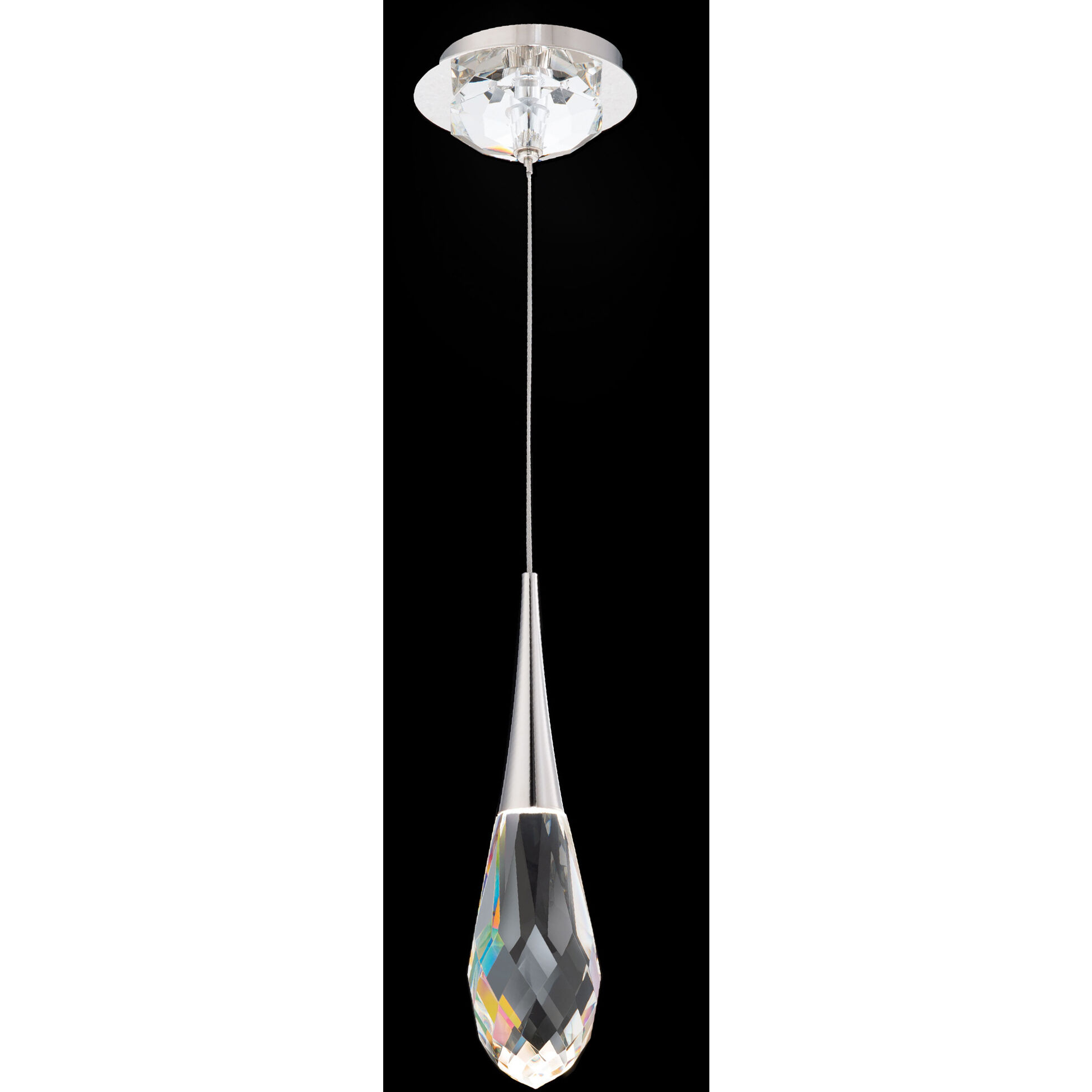 Hibiscus LED 5.9 inch Polished Nickel Mini Pendant Ceiling Light, Beyond