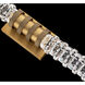 Beyond Kemberly LED 27.4 inch Aged Brass Bath Vanity & Wall Light