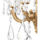 La Scala 2 Light 6.5 inch French Gold Wall Sconce Wall Light in French Gold Cast