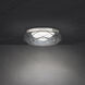 Beyond Carat LED 13 inch Polished Nickel Flush Mount Ceiling Light, Beyond