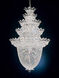 Trilliane 48 Light Silver Chandelier Ceiling Light in Heritage