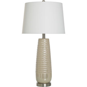 Starlite 29 inch 150.00 watt Cream Table Lamp Portable Light