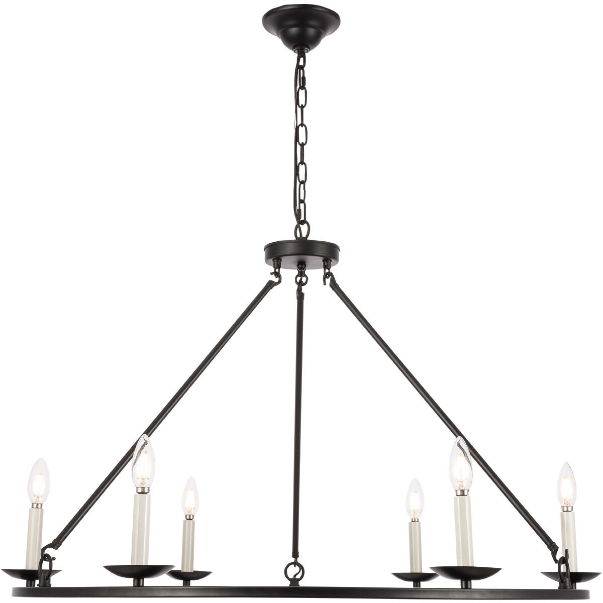 Maine 6 Light 36.00 inch Chandelier
