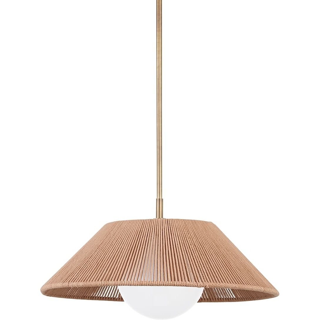 Lisbon 1 Light 21 inch Patina Brass Pendant Ceiling Light 