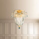 Bagatelle 1 Light 8 inch French Gold Semi-Flush Mount Ceiling Light in Swarovski