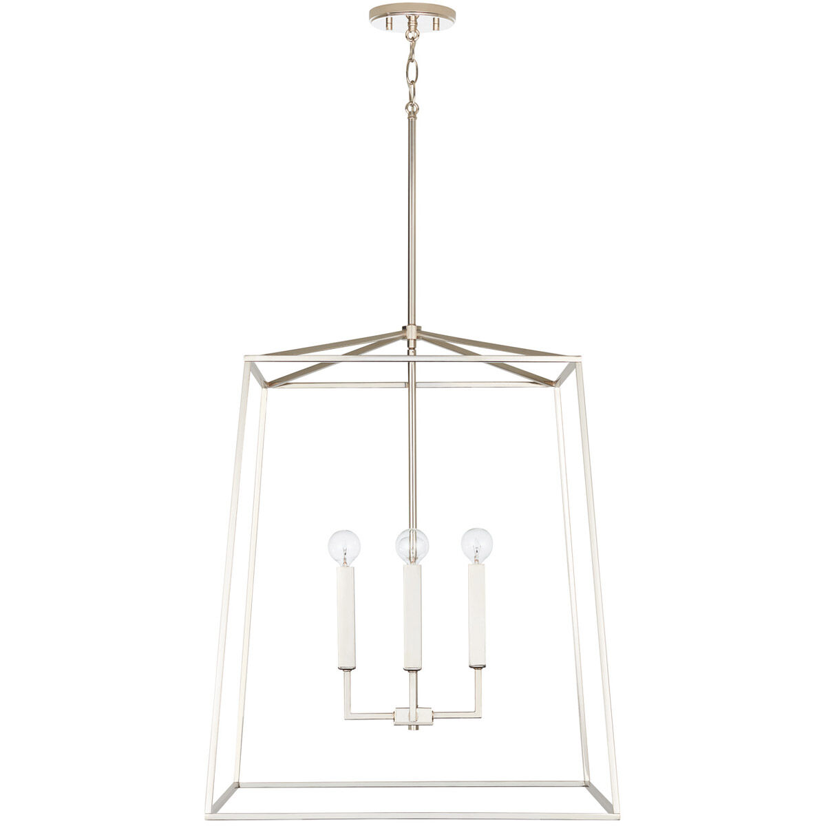 Capital Lighting Thea 4 Light 22 inch Polished Nickel Foyer Ceiling Light 537643PN - Open Box