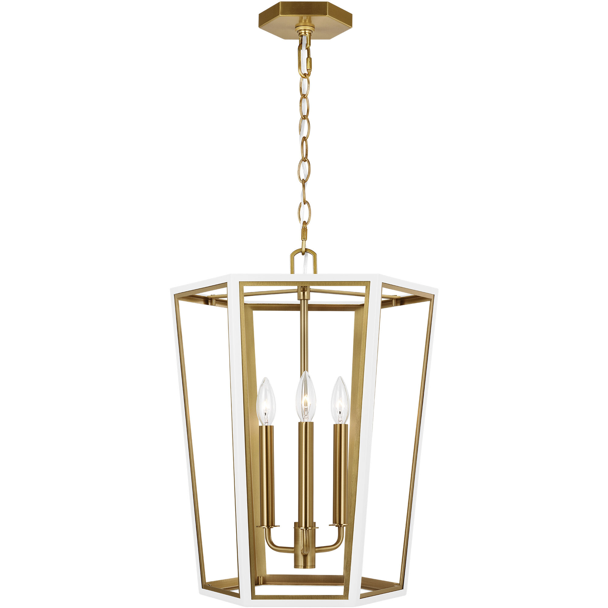 AH by Alexa Hampton Curt 3 Light 16.00 inch Foyer Pendant
