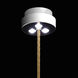Forever Addesion LED 4 inch Polished Chrome Pendant Ceiling Light in Gold Rope, Gold Rope