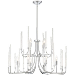 Laretto 12 Light 31 inch Chrome Chandelier Ceiling Light