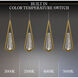Beyond Devotion LED 17 inch Aged Brass Multi-Light Pendant Ceiling Light