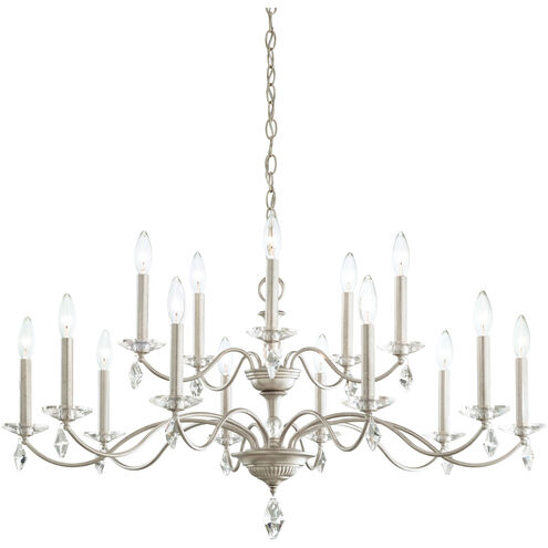 Modique 15 Light 39.5 inch White Chandelier Ceiling Light in Heritage