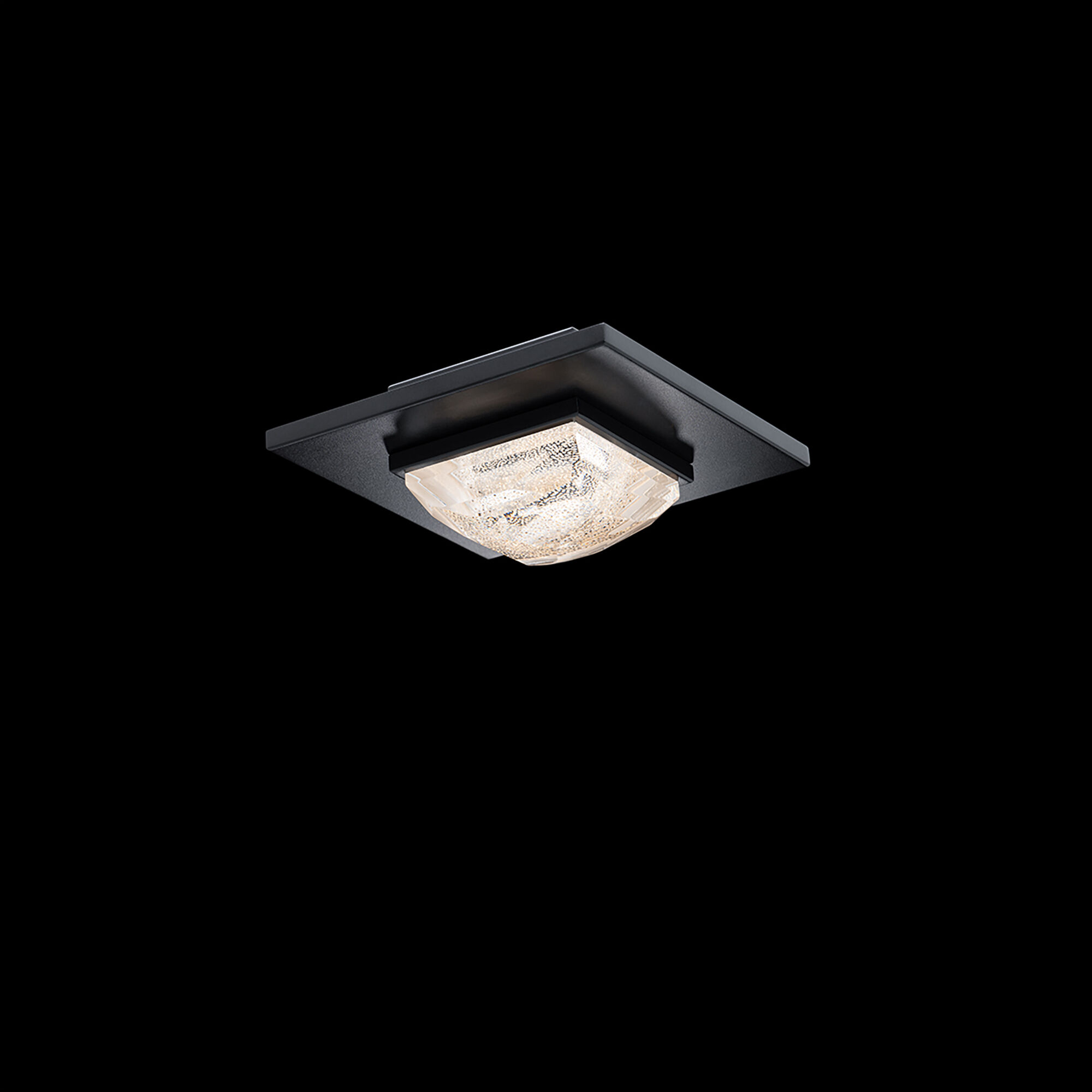 Beyond Promenade LED 9 inch Black Flush Mount Ceiling Light