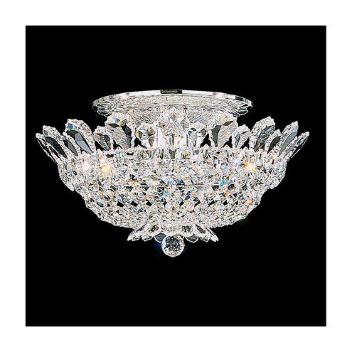 Trilliane 8 Light 19 inch Silver Semi Flush Mount Ceiling Light in Trilliane Swarovski