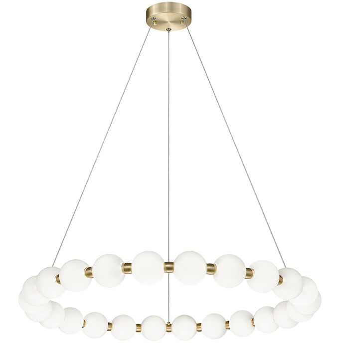 Oni LED 31.5 inch Oxidized Gold Chandelier Ceiling Light