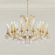Renaissance Nouveau 18 Light 40 inch Heirloom Gold Chandelier Ceiling Light, Adjustable Height