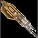 Beyond Organza LED 3.93 inch Aged Brass ADA Wall Sconce Wall Light