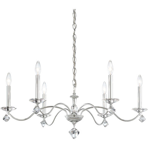 Modique 6 Light 32 inch White Chandelier Ceiling Light in Heritage