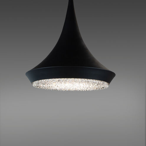 Verita LED 18 inch Black Pendant Ceiling Light, Schonbek Signature