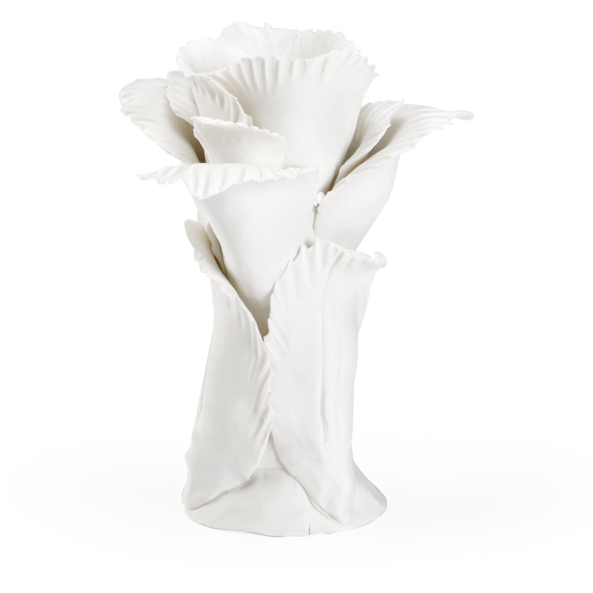 Chelsea House Matte White Flower Accent