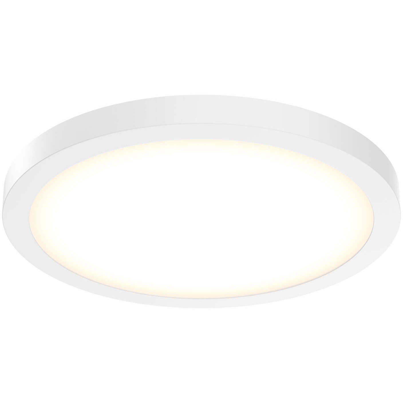 Delta 1 Light 14 inch White Flushmount Ceiling Light