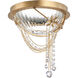 Forever Revere LED 11.75 inch Heirloom Gold Flush Mount Ceiling Light