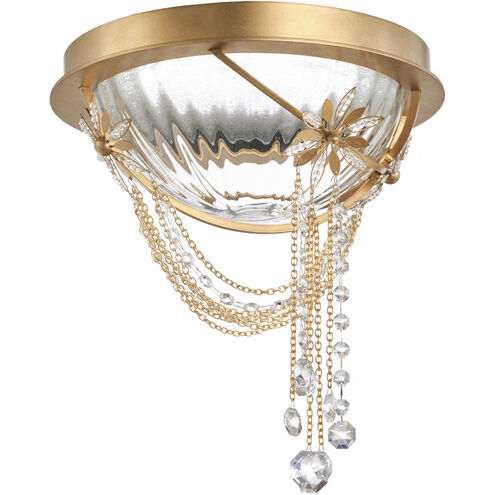 Forever Revere LED 11.75 inch Heirloom Gold Flush Mount Ceiling Light