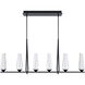 Beyond Devotion LED 47.25 inch Black Linear Pendant Ceiling Light