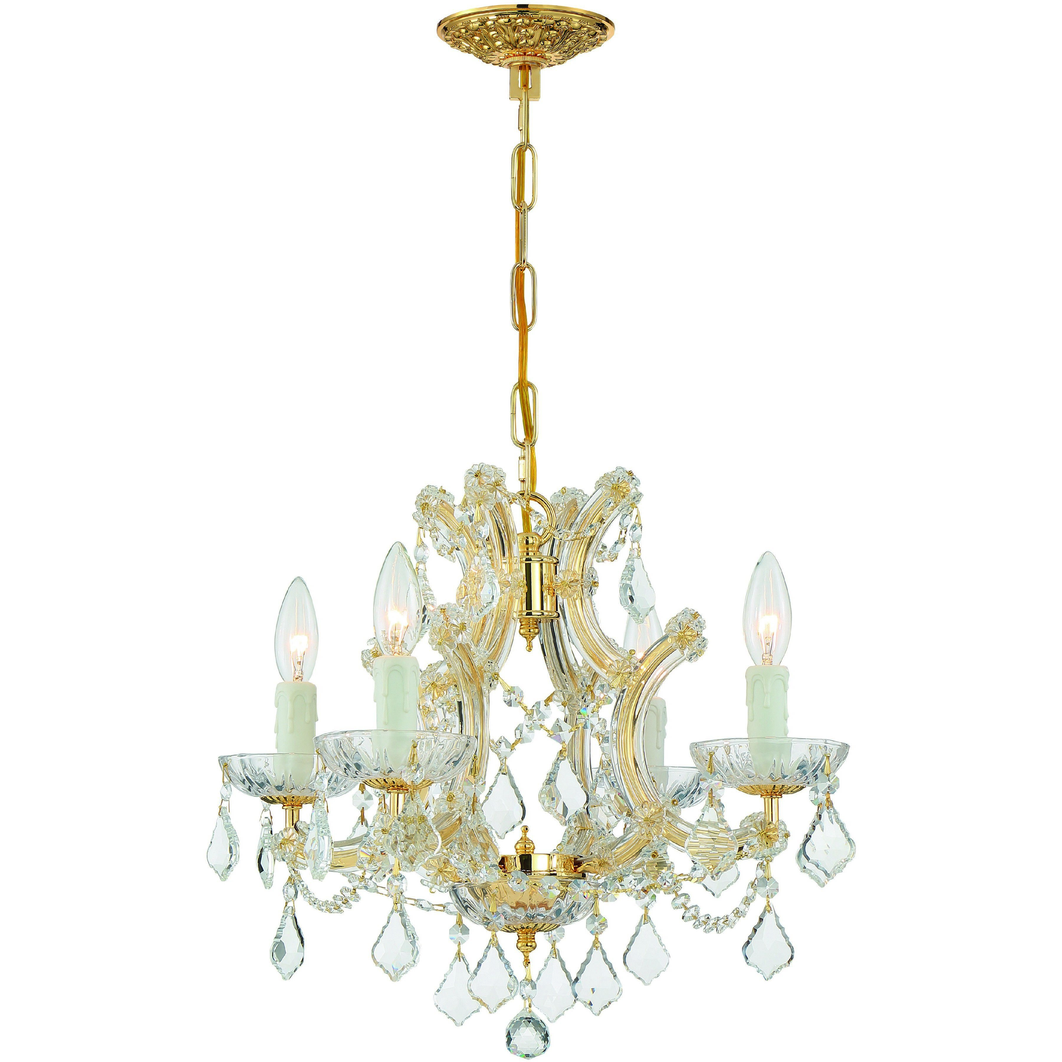 Maria Theresa 4 Light 16.50 inch Mini Chandelier